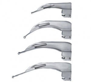 SunMed Basic GreenLine Miller Laryngoscope Blades - GreenLine Miller Laryngoscope Blades, Matte, Soft, 67 mm - FOB-AMIL-00