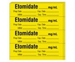 Sma Label Shamrock Scientific Medication / Drug Labels - Anesthesia Drug Label f ...