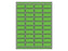 Shamrock Scientific Piggyback Labels for Patient Charge System - LABEL 7/8 X 2- GREEN- PIGGYBACK - MSL-4MT-PB-3