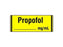 Shamrock Scientific Drug Labels for Induction Agents - Yellow Drug Label, mg / mL - SA-205