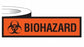 Shamrock Scientific Biohazard Warning Identification Labels - Biohazard Warning Label, 2", 500/Roll - SBH-48