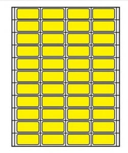 Shamrock Scientific Piggyback Labels for Patient Charge System - LABELS, PIGGYBACK, YELLOW, 5000 SHT / CS - MSL-4FLAT-PB-2