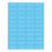 Shamrock Scientific Piggyback Labels for Patient Charge System - LABELS, PIGGYBACK, BLUE, 5000 SHT / CS - MSL-4FLAT-PB-6