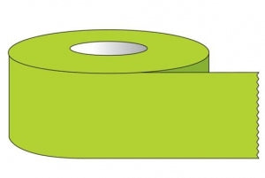 Shamrock Scientific Multi-Purpose Labeling Tape - Multipurpose Labeling Tape, 1/2" x 500", Chartreuse - ST-12-17