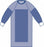 Medline Sirus Nonsterile Poly-Reinforced Gowns - Sirus Gown with ABS Towel, Size XL - SIR-2602CS