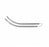 S Jackson SUPRAMID Nylon Monofilament Suture - Supramid Double-Armed White Cable Suture with 1/2 Circle J-1 Reverse Cutting Needle, 12" Long, Size 4-0 - 2ER-40W