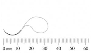 S Jackson Inc Looped Cable Sutures - Looped Cable Suture Cable Type, 12", Size 3-0 - HEA-30