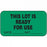 PDC Healthcare Lot Ready For Use Labels - Lot Ready for Use Label, Green - 59704160