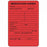 PDC Healthcare Medication Labels - "Medication Added" Label, 2" x 3", Fluorescent Red - 59704610