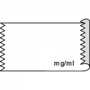 PDC Healthcare Blank Drug Line Tape Label - Drug Line Label, Blank wit ...