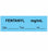 Brady Worldwide "FENTANYL MG / ML" Tapes - "Fentanyl mg / mL" Tape, Light Blue, 1/2" x 500" - 59726111