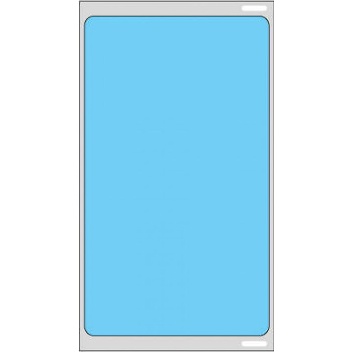 Visitor Pass Label Compatible With Dymo Printer Direct Thermal Paper Permanent 1" Core 2 5/16" X 4" Blue 300 Per Roll