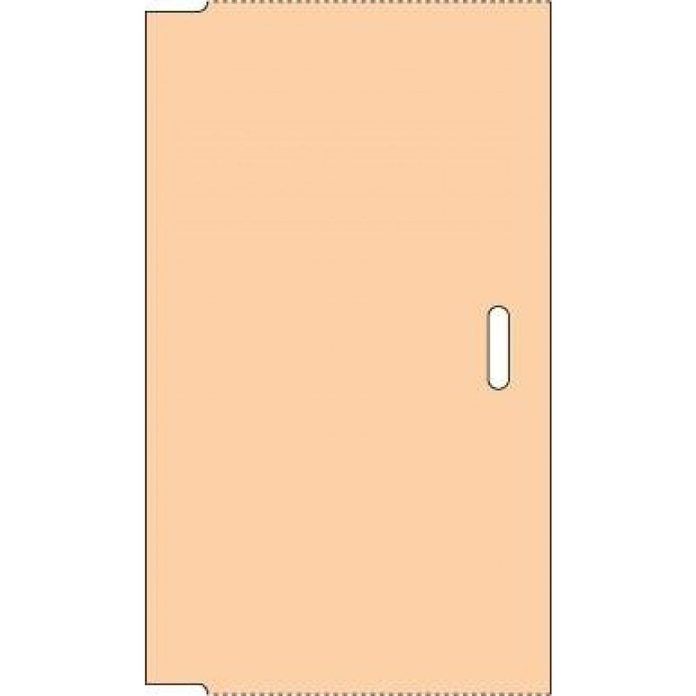 Visitor Pass Badge Direct Thermal Paper 1" Core 2 7/16" X 4.1875 Fl. Orange 250 Per Roll