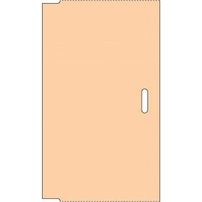 Visitor Pass Badge Direct Thermal Paper 1" Core 2 7/16" X 4.1875 Fl. Orange 250 Per Roll