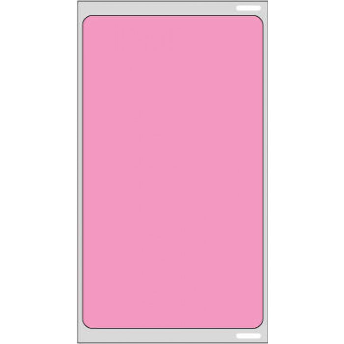 Visitor Pass Label Compatible With Dymo Printer Direct Thermal Paper Permanent 1" Core 2 5/16" X 4" Fl. Pink 300 Per Roll