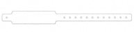 PDC Healthcare Confident Thermal Wristbands - Conf-ID-ent Wristband, White, 3" Core - WBCA35T-1