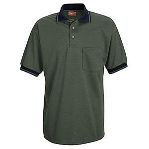 Vf Workwear-Div / Vf Imagewear (W) Ladies Knit Twill Polo - Ladies Knit Twill Polo Shirt, 50% Cotton/50% Polyester Twill, Moss Green, Size 4XL - SK52MG4XL