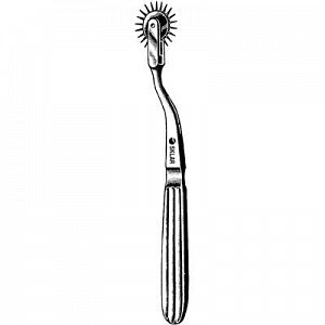 Sklar Wartenberg Pinwheel - Wartenberg Neurology Pinwheel, Chrome, 7" - 06-3375