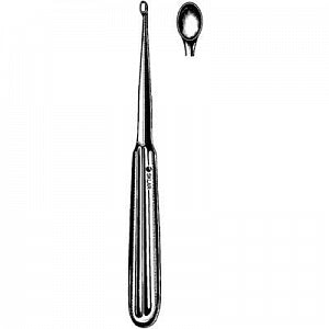 Sklar Dermal Curette Oval no.3 - Dermal Curette Oval #3, 6.25" - 06-4115