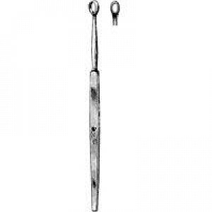 Sklar Fox Dermal Curettes - Fox Dermal Curette, Oval, 3 mm, 5.5" - 06-4133