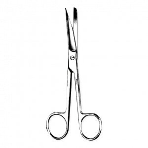 Sklar Sklar Left Handed Operating Scissors - Left-Handed Operating Scissors, Curved, Sharp / Blunt, 5.5" - 14-2055LFT