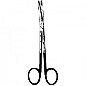 Sklar Sklarhone Metzenbaum Dissecting Scissors - Sklarhone Metzenbaum Dissecting Scissors with Razor Edge and Micro-Serrated Edge, Curved, 7" - 15-3410