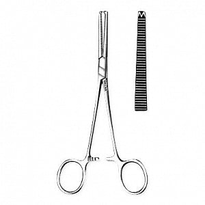 Sklar Rochester-Ochsner Forceps - Rochester-Ochsner Forceps, Nonsterile, Serrated, 1 x 2, 6-1/4", Straight - 17-2862