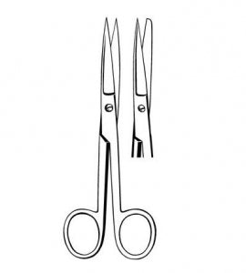 Sklar Econo Operating Scissors - Operating Scissors, Straight, Sharp / Blunt, 4.5" - 21-263