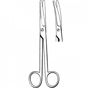 Sklar Econo Mayo Scissors - Econo Mayo Scissors, 6.75", Curved - 21-325