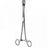 Sklar Econo Foerster Sponge Forceps - Foerster Sponge Forceps, 9.5", Serrated - 21-577