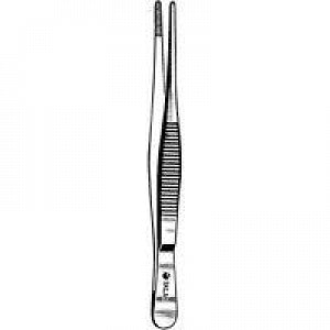 Sklar Reusable Scudder Forceps - Serrated Dressing Forceps, 4-1/2" - 221161