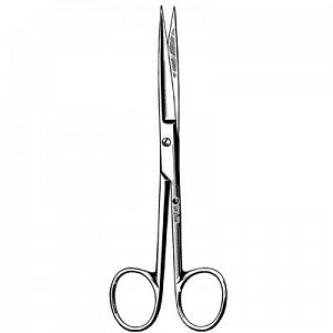 Sklar Sklarlite Extra Delicate Operating Sciss - Extra Delicate Operating Scissors, Straight, 4.5" - 23-1112