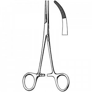 Sklar Sklarlite Kelly Hemostatic Forceps - SklarLite Kelly Hemostatic Forceps, Curved, 5.5" - 23-2108
