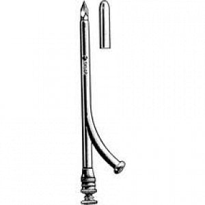 Sklar Ochsner Trocars - Ochsnerk Trocar, 28 Fr for 22 Fr Catheter - 34-1428
