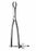 Sklar Semb Bone Holding Forceps - Hey Groves Straight Stainless Steel Bone Holding Forceps with Serrated Jaws, Nonsterile, 10-1/2" - 40-2606