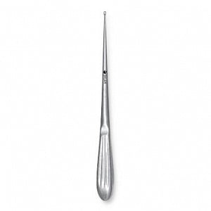 Sklar Bruns Bone Curettes - Bruns Bone Angled Stainless Steel Reusable Curette, Oval, Size 6 - 41-1720