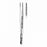 Sklar DeBakey Atraumatic Tissue Forceps - DeBakey Atraumatic Stainless Steel Tissue Forceps, 2 mm, 9.5", Straight - 52-5195