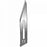Sklar Disposable Carbon Steel Surgical Blades - Carbon Surgical Blade, #11, Sterile - 06-3011