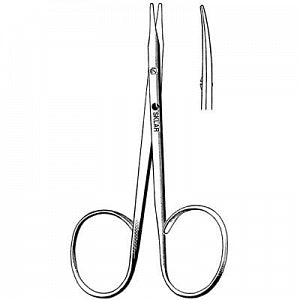 Skla Ribbon Stevens Tenotomy Scissors - SCISSOR, RIBBON, STEVNS, TENOTOMY, CURVE - 64-1341