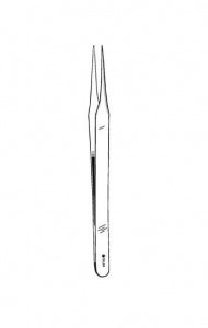 Sklar Fine Tip Jeweler Forceps - Fine Tip Jeweler Forceps, Number 2 Fine Tip, 4-1/2" - 66-7440