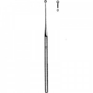 Sklar Buck Ear Curettes - CURETTE, EAR, BUCK, BLUNT, STRAIGHT, #0 - 67-2490