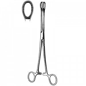 Sklar Foerster Sponge Forceps - SPONGE, 9-1/2", SERR, STR, FOERSTER - 87-2195
