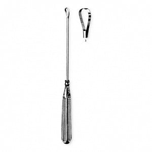 Sklar Sims Uterine Curette - Sims Malleable Sharp Uterine Curette, 11", Size 3 - 90-5423
