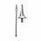 Sklar Holman-Mathieu Cannulas - Holman-Mathieu Cannula with Luer-Lok Hub, Chrome Plated Steel, Straight, Reusable, Nonsterile, Large, 9" - 90-6590