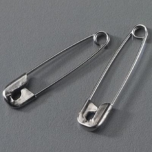 Sklar Safety Pins #2 - Safety Pin, Stainless Steel, #2 - 96-1667