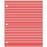 Sklar ID Sheet Tapes - Instrument ID Sheet Tape, Red - 96-1847