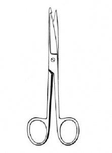 Sklar Econo Sterile Knowles Bandage Scissors - Econo Sterile Knowles Bandage Scissors, 5-1/2" - 96-2404