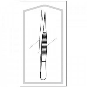 Sklar Econo Sterile Fine Point Splinter Forcep - Sterile Fine-Point Splinter Forceps, 4.5" - 96-2412