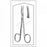 Sklar Econo Sterile Iris Scissors - Sterile Iris Scissors, Curved, 4.5" - 96-2506