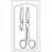 Sklar Econo Sterile Operating Scissors - Econo Sterile Operating Scissors, Straight, Sharp / Blunt, 5-1/2" - 96-2521